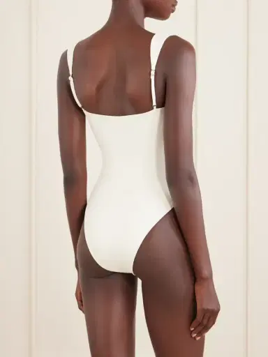 Away That Day Cannes Gathered Recycled Stretch Swimsuit | Thumbnail 3