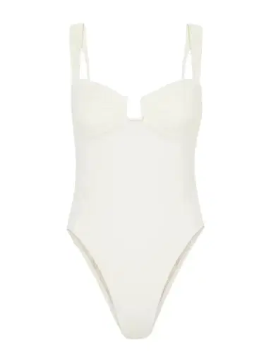 Away That Day Cannes Gathered Recycled Stretch Swimsuit | Thumbnail 1