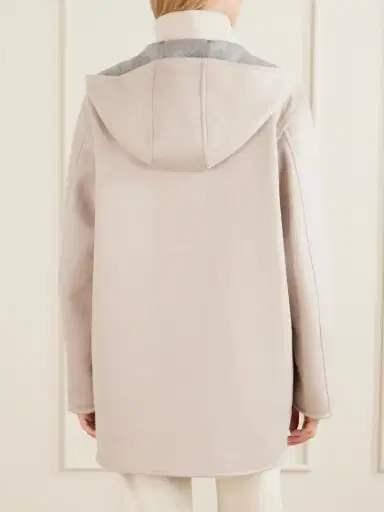 Moncler Layered Wool And Cashmere-blend Jacket | Thumbnail 4 Moncler Layered Wool And Cashmere-blend Jacket | Thumbnail 4