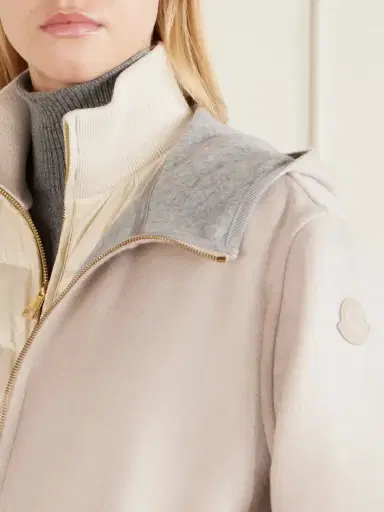 Moncler Layered Wool And Cashmere-blend Jacket | Thumbnail 5 Moncler Layered Wool And Cashmere-blend Jacket | Thumbnail 5