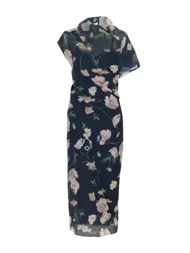 Erdem Floral-printed Organza-cloquè Midi Dress | Thumbnail 1