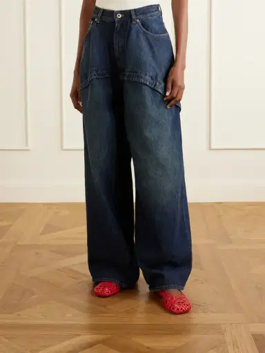 Loewe Tiered Mid-rise Wide-leg Jeans | Thumbnail 3