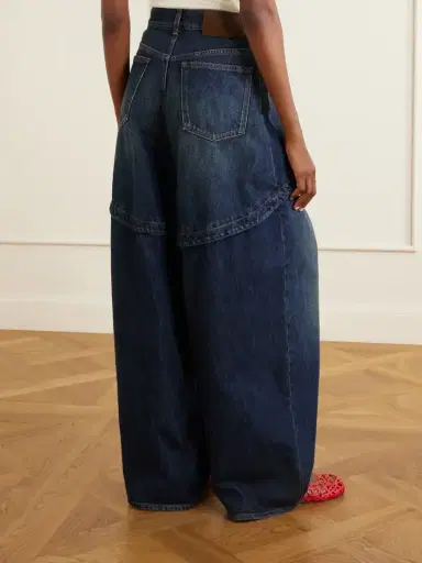 Loewe Tiered Mid-rise Wide-leg Jeans | Thumbnail 4