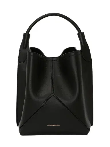 Victoria Beckham Women's Victoria Leather Bucket Bag - Black | Thumbnail 1