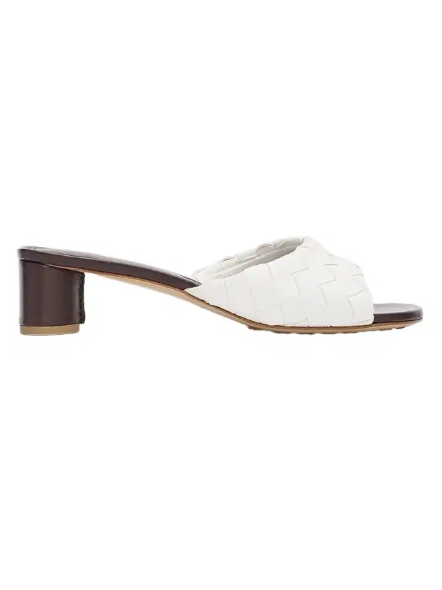 Bottega Veneta Women's Livia 40MM Leather Mules - Alabaster