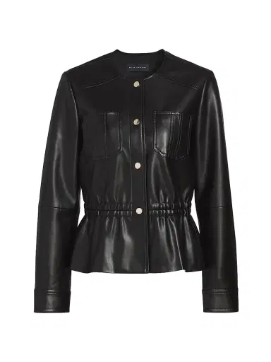 Elie Tahari Women's Aliza Faux-Leather Jacket | Thumbnail 1