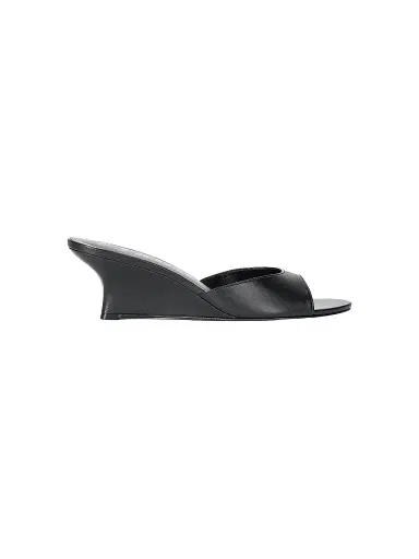 Staud Women's Brigitte 60MM Wedge Mules - Black - Size 10 | Thumbnail 1 Staud Women's Brigitte 60MM Wedge Mules - Black - Size 10 | Thumbnail 1
