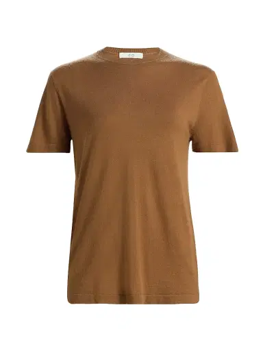 Co Women's Cashmere Crewneck T-Shirt | Thumbnail 1