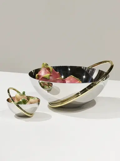 Anna New York Ring Stainless Steel & Brass Nut Bowl | Thumbnail 2 Anna New York Ring Stainless Steel & Brass Nut Bowl | Thumbnail 2