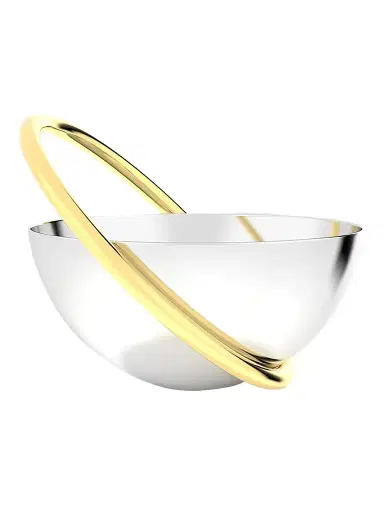 Anna New York Ring Stainless Steel & Brass Nut Bowl | Thumbnail 1 Anna New York Ring Stainless Steel & Brass Nut Bowl | Thumbnail 1