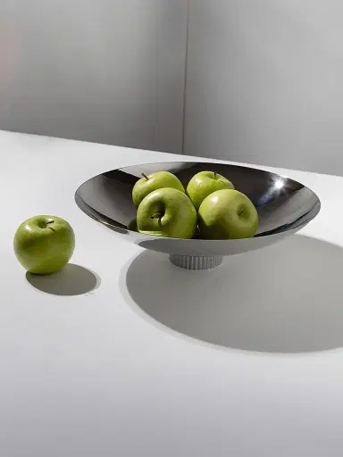 Anna New York Striations Stainless Steel Fruit Bowl | Thumbnail 2 Anna New York Striations Stainless Steel Fruit Bowl | Thumbnail 2
