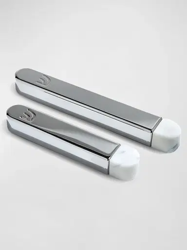 Anna New York Coluna Marble & Stainless Steel Small Mezuzah | Thumbnail 3 Anna New York Coluna Marble & Stainless Steel Small Mezuzah | Thumbnail 3