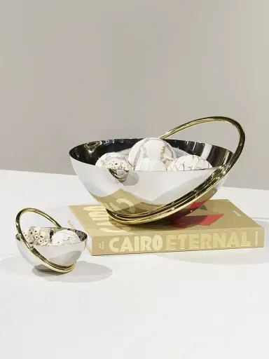 Anna New York Ring Stainless Steel & Brass Fruit Bowl | Thumbnail 3 Anna New York Ring Stainless Steel & Brass Fruit Bowl | Thumbnail 3