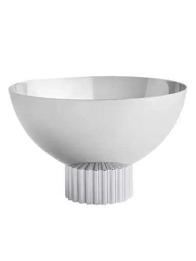 Anna New York Striations Stainless Steel Nut Bowl | Thumbnail 1 Anna New York Striations Stainless Steel Nut Bowl | Thumbnail 1