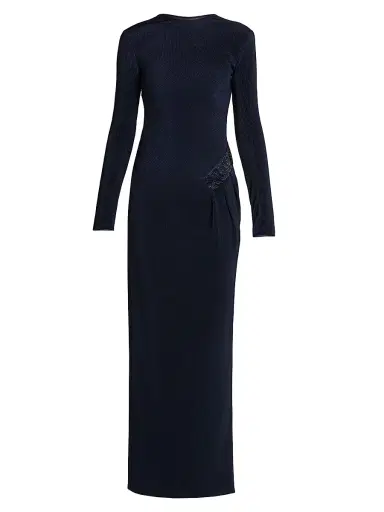 Giorgio Armani Women's Embellished Hip Jersey Gown | Thumbnail 1 Giorgio Armani Women's Embellished Hip Jersey Gown | Thumbnail 1