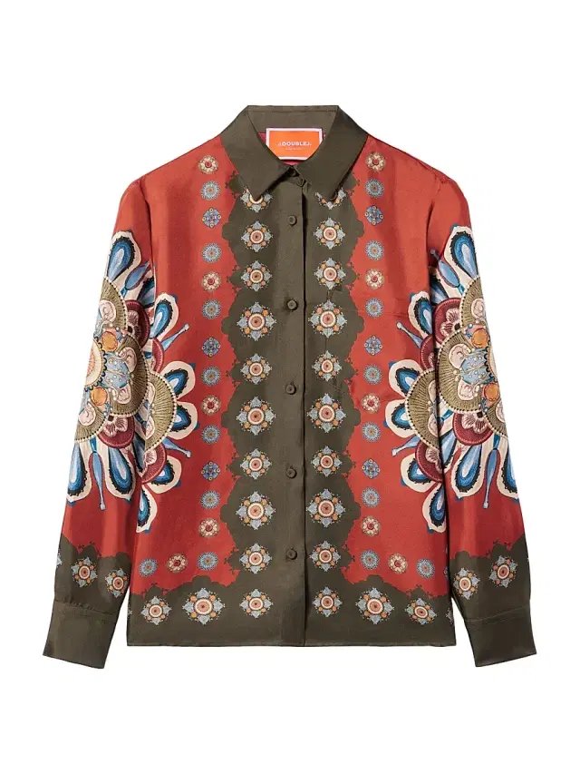 La DoubleJ Women's Boy Shirt - Nucleus Rust