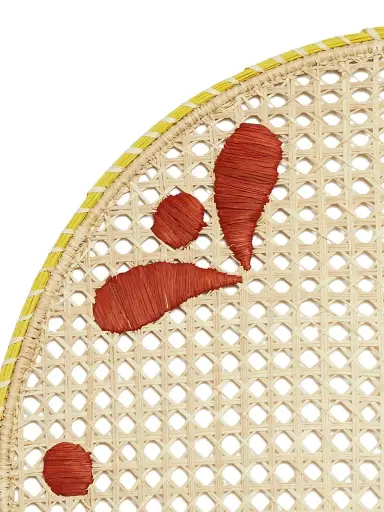 La DoubleJ Raffia Placemat Set of 2 - Capri Mattone | Thumbnail 3 La DoubleJ Raffia Placemat Set of 2 - Capri Mattone | Thumbnail 3