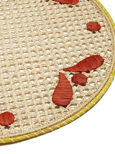 La DoubleJ Raffia Placemat Set of 2 - Capri Mattone | Thumbnail 4 La DoubleJ Raffia Placemat Set of 2 - Capri Mattone | Thumbnail 4