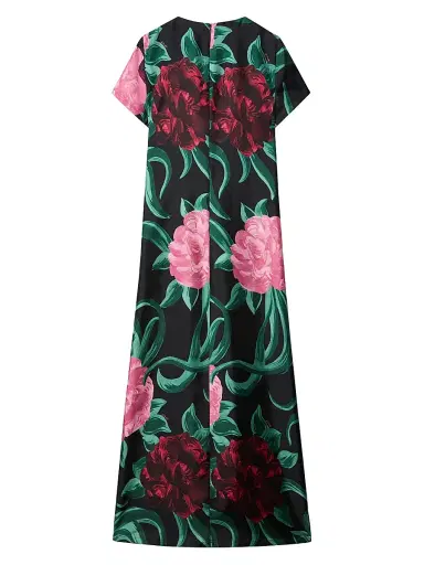 La DoubleJ Women's Swing Dress - Peony Black - Size Small | Thumbnail 2 La DoubleJ Women's Swing Dress - Peony Black - Size Small | Thumbnail 2