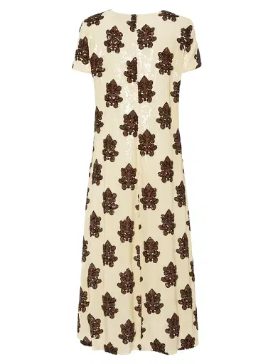 La DoubleJ Women's Super Swing Dress - Herald Paillettes Pink | Thumbnail 2 La DoubleJ Women's Super Swing Dress - Herald Paillettes Pink | Thumbnail 2