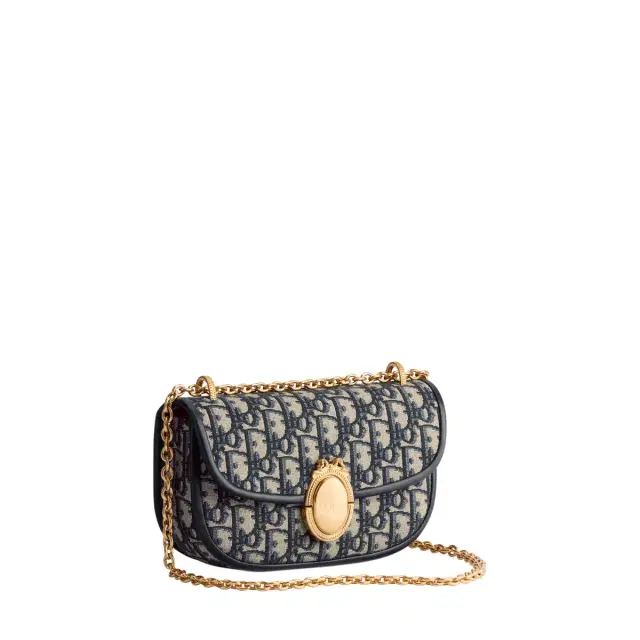Dior Small Dior Médaillon Flap Bag with Chain