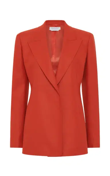 Gabriela Hearst Mairi Blazer in Antelope Orange Wool Cashmere Flannel | Thumbnail 1 Gabriela Hearst Mairi Blazer in Antelope Orange Wool Cashmere Flannel | Thumbnail 1