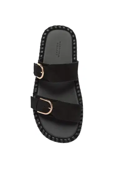 Gabriela Hearst Sage Flat Sandal in Black Suede | Thumbnail 4 Gabriela Hearst Sage Flat Sandal in Black Suede | Thumbnail 4