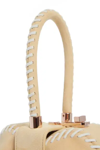 Gabriela Hearst Whipstitch Demi Bag in Nude Suede | Thumbnail 4