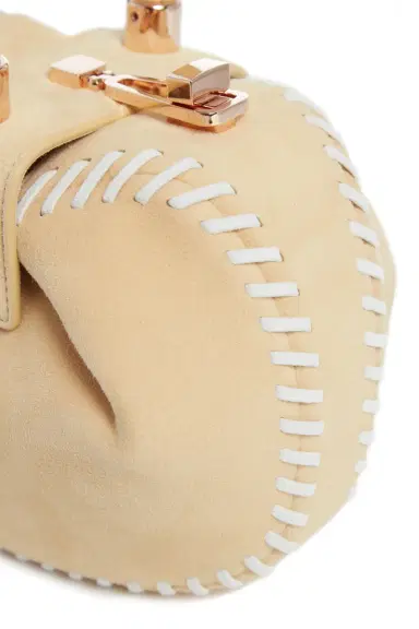 Gabriela Hearst Whipstitch Demi Bag in Nude Suede | Thumbnail 5