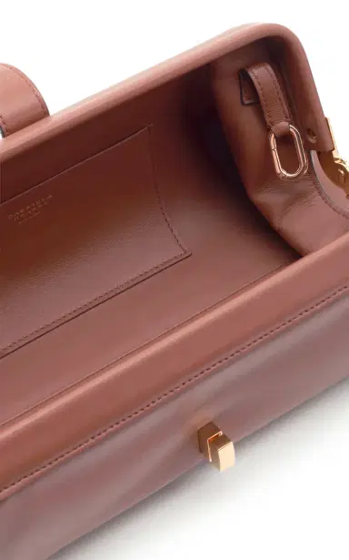Gabriela Hearst Paola Clutch in Cognac Nappa Leather | Thumbnail 6 Gabriela Hearst Paola Clutch in Cognac Nappa Leather | Thumbnail 6
