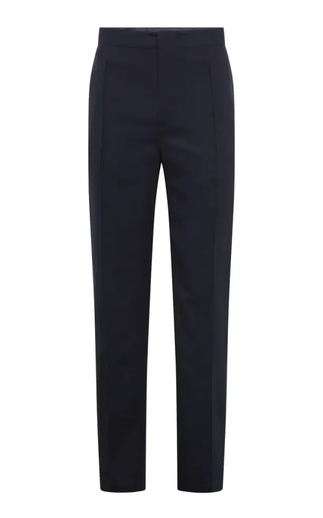 Gabriela Hearst Antoine Trouser in Dark Navy Virgin Wool