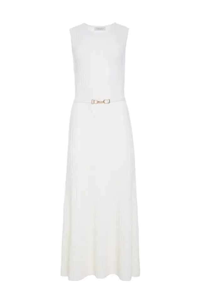 GABRIELA HEARST Meier Knit Midi Dress in  Merino Wool Cashmere
