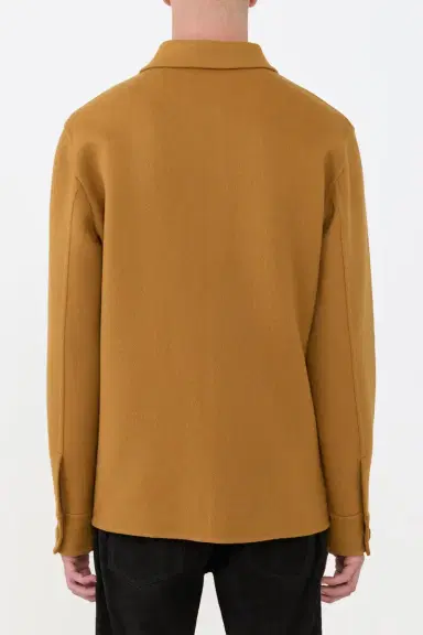 Gabriela Hearst Ulu Chore Jacket in Yellow Ochre Double-face Recycled Cashmere | Thumbnail 4 Gabriela Hearst Ulu Chore Jacket in Yellow Ochre Double-face Recycled Cashmere | Thumbnail 4