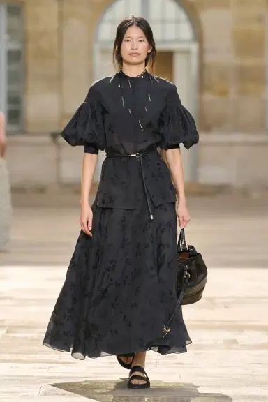 Gabriela Hearst Sofia Mia's Flowers Blouse in Black Embroidered Silk Organza | Thumbnail 2 Gabriela Hearst Sofia Mia's Flowers Blouse in Black Embroidered Silk Organza | Thumbnail 2