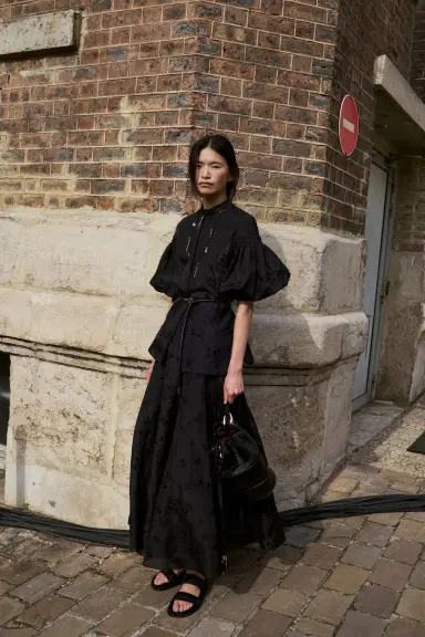 Gabriela Hearst Sofia Mia's Flowers Blouse in Black Embroidered Silk Organza | Thumbnail 10 Gabriela Hearst Sofia Mia's Flowers Blouse in Black Embroidered Silk Organza | Thumbnail 10