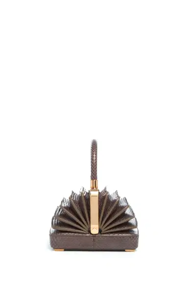 Gabriela Hearst Small Diana Bag in Charcoal Snakeskin | Thumbnail 3 Gabriela Hearst Small Diana Bag in Charcoal Snakeskin | Thumbnail 3