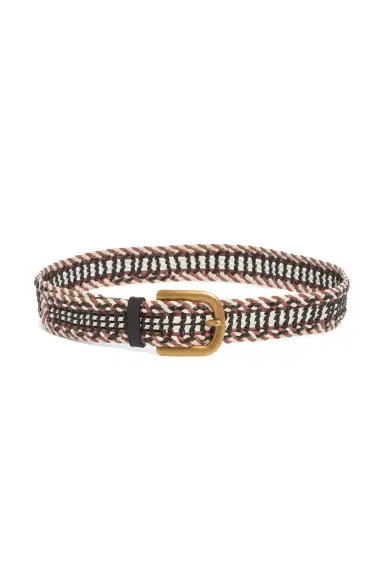 Gabriela Hearst Sam Braided Belt in Cognac Multi Leather | Thumbnail 1 Gabriela Hearst Sam Braided Belt in Cognac Multi Leather | Thumbnail 1
