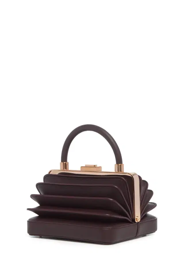 GABRIELA HEARST Diana Bag in Bordeaux Nappa Leather