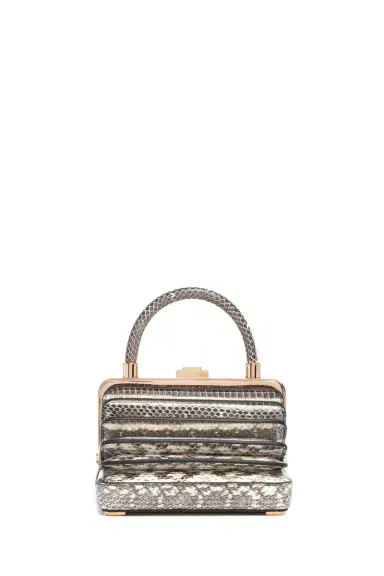 Gabriela Hearst Small Diana Bag in Black & White Snakeskin | Thumbnail 2 Gabriela Hearst Small Diana Bag in Black & White Snakeskin | Thumbnail 2