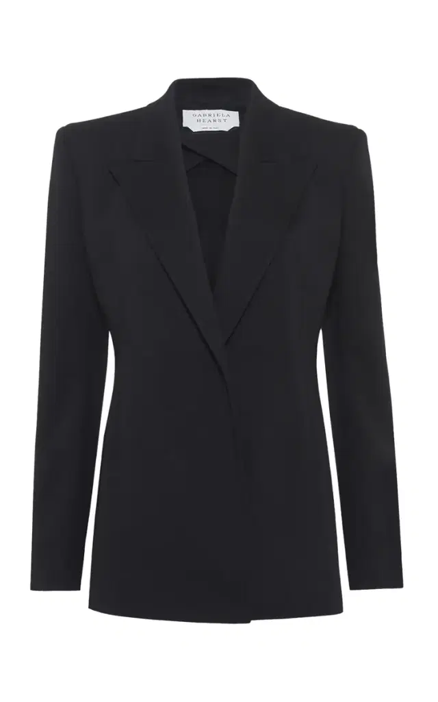 Gabriela Hearst Mairi Blazer In Black Cashmere Jersey