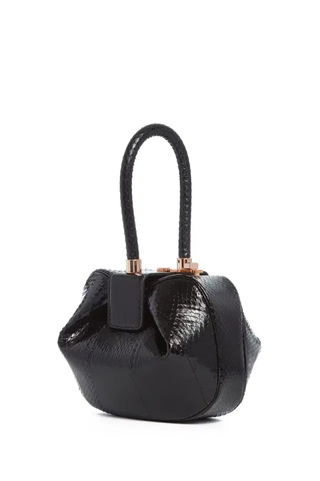Gabriela Hearst Nina Bag in Black Snakeskin