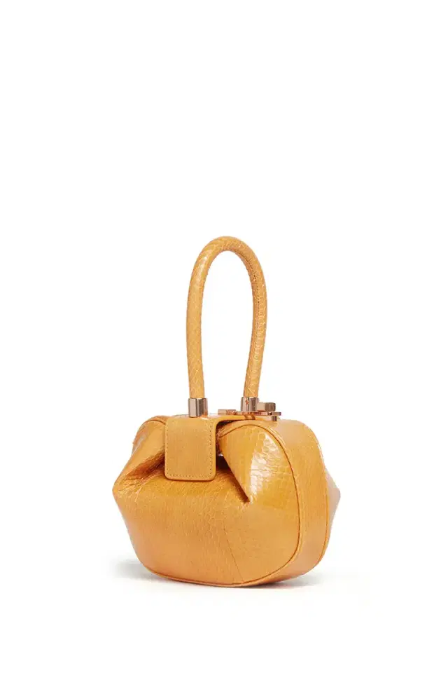 GABRIELA HEARST Demi Bag in Saffron Snakeskin