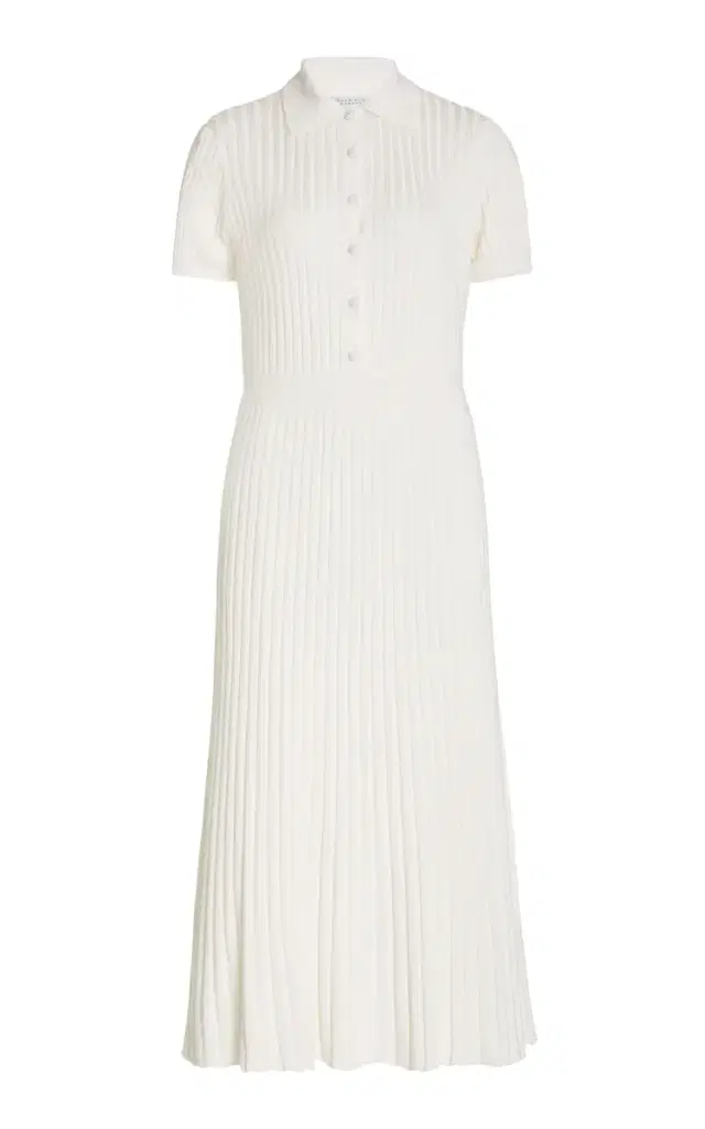 Gabriela Hearst Amor Knit Midi Dress in  Cashmere Silk