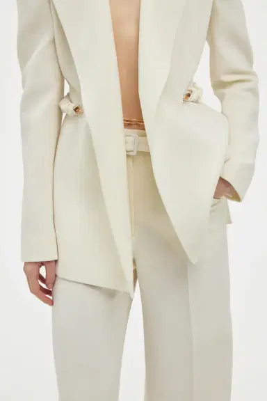 Gabriela Hearst Norman Wide-leg Pant in Recycled Virgin Wool | Thumbnail 5
