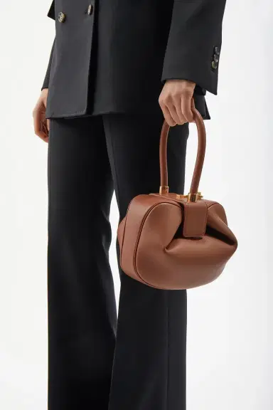 Gabriela Hearst Nina Bag in Cognac Nappa Leather | Thumbnail 2