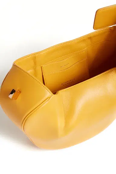 GABRIELA HEARST Nina Bag in Yellow Nappa Leather | Thumbnail 4 GABRIELA HEARST Nina Bag in Yellow Nappa Leather | Thumbnail 4
