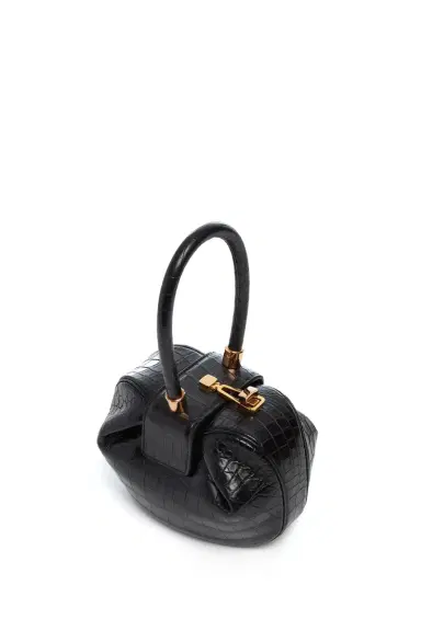 GABRIELA HEARST Demi Bag in Black Crocodile Leather | Thumbnail 3 GABRIELA HEARST Demi Bag in Black Crocodile Leather | Thumbnail 3