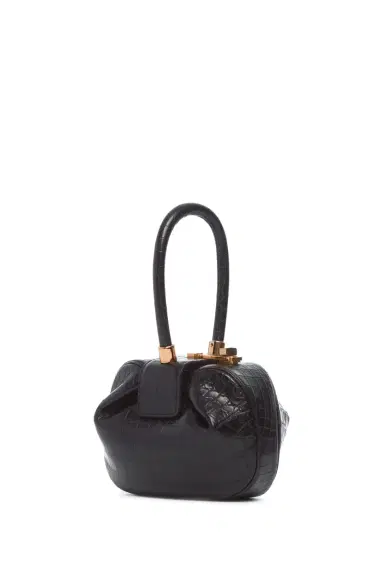 GABRIELA HEARST Demi Bag in Black Crocodile Leather | Thumbnail 1 GABRIELA HEARST Demi Bag in Black Crocodile Leather | Thumbnail 1