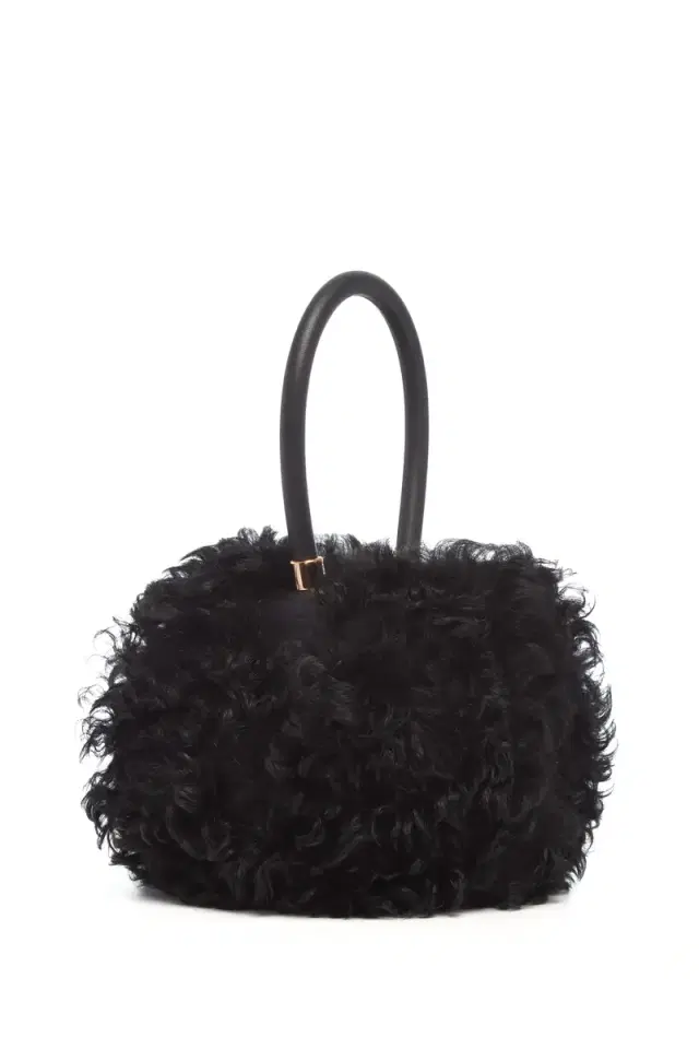 Gabriela Hearst Nina Bag in Black Shearling
