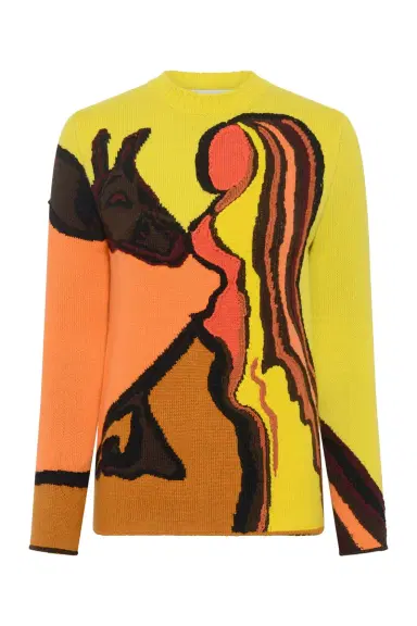 Gabriela Hearst Daneth Knit Sweater in Earth Multi Cashmere | Thumbnail 1